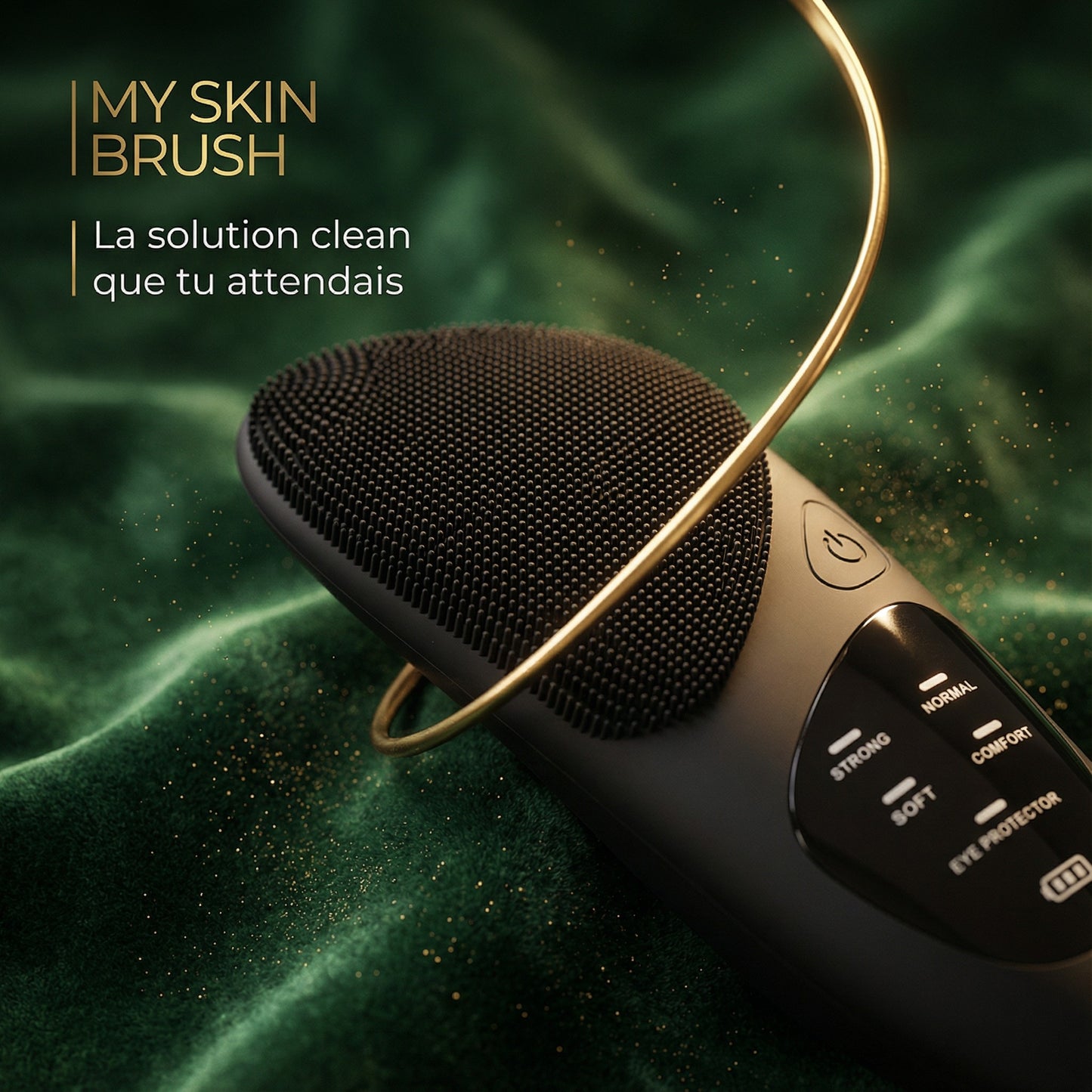 Brosse Nettoyante Visage Homme 3-en-1 My Skin Brush - Ultrasonique Silicone