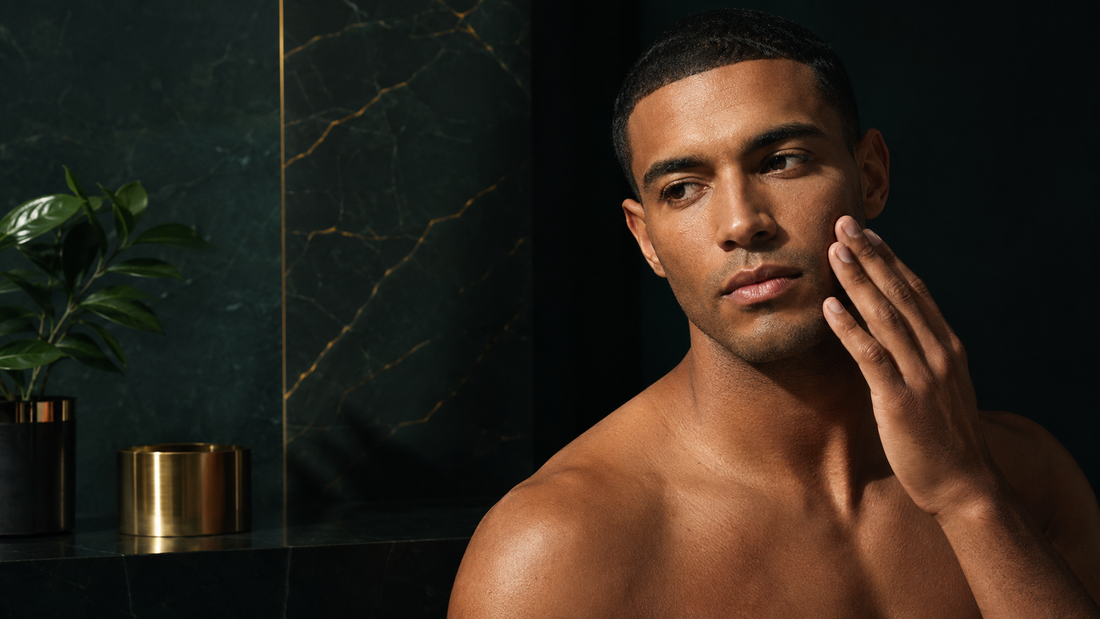 Taches foncées sur le visage : routine pour homme
