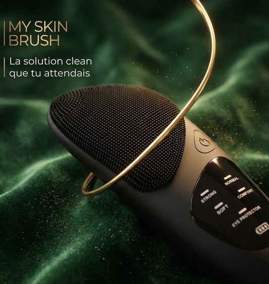 Brosse visage en silicone ultrasonique pour homme