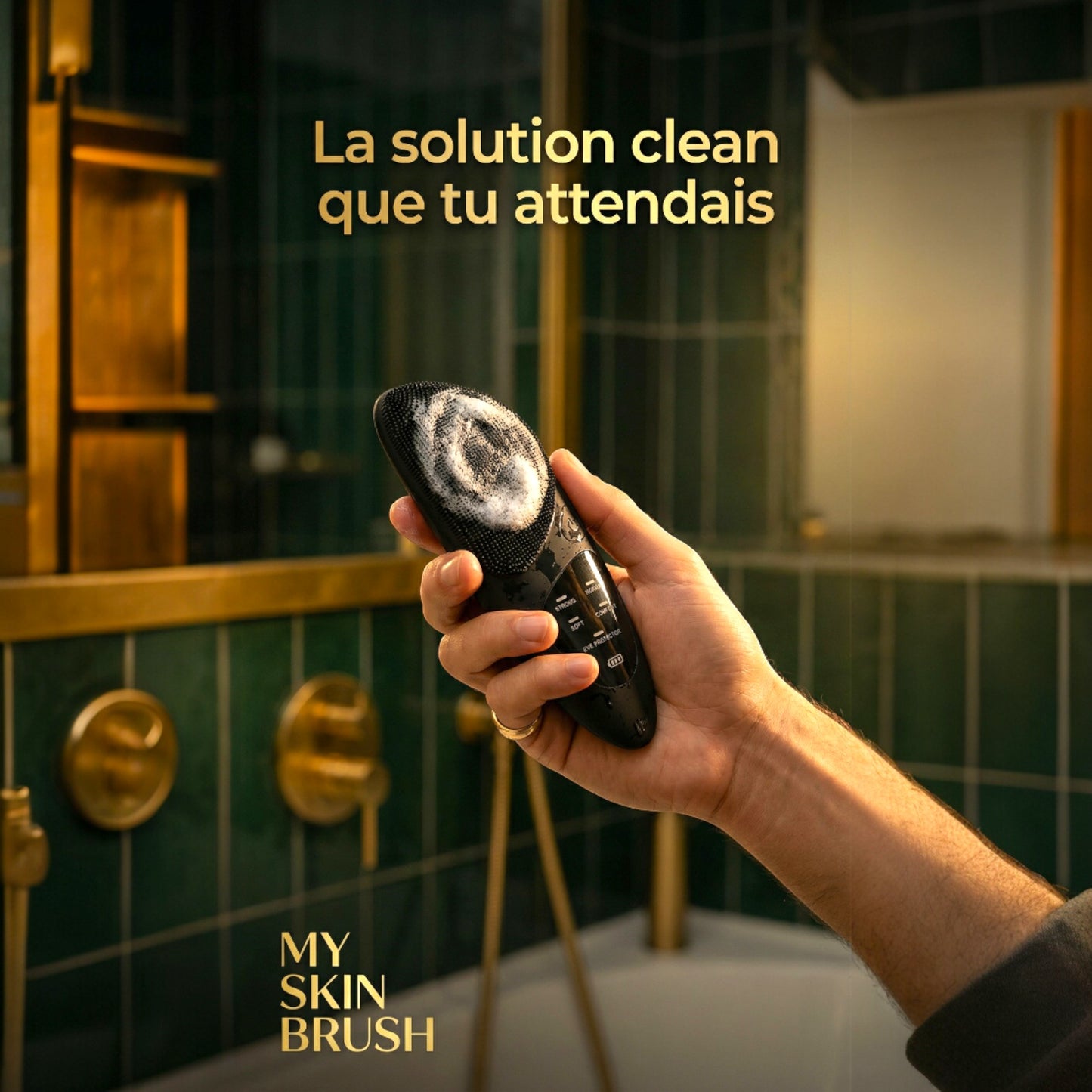 Brosse Nettoyante Visage 3-en-1 My Skin Brush - Ultrasonique Silicone