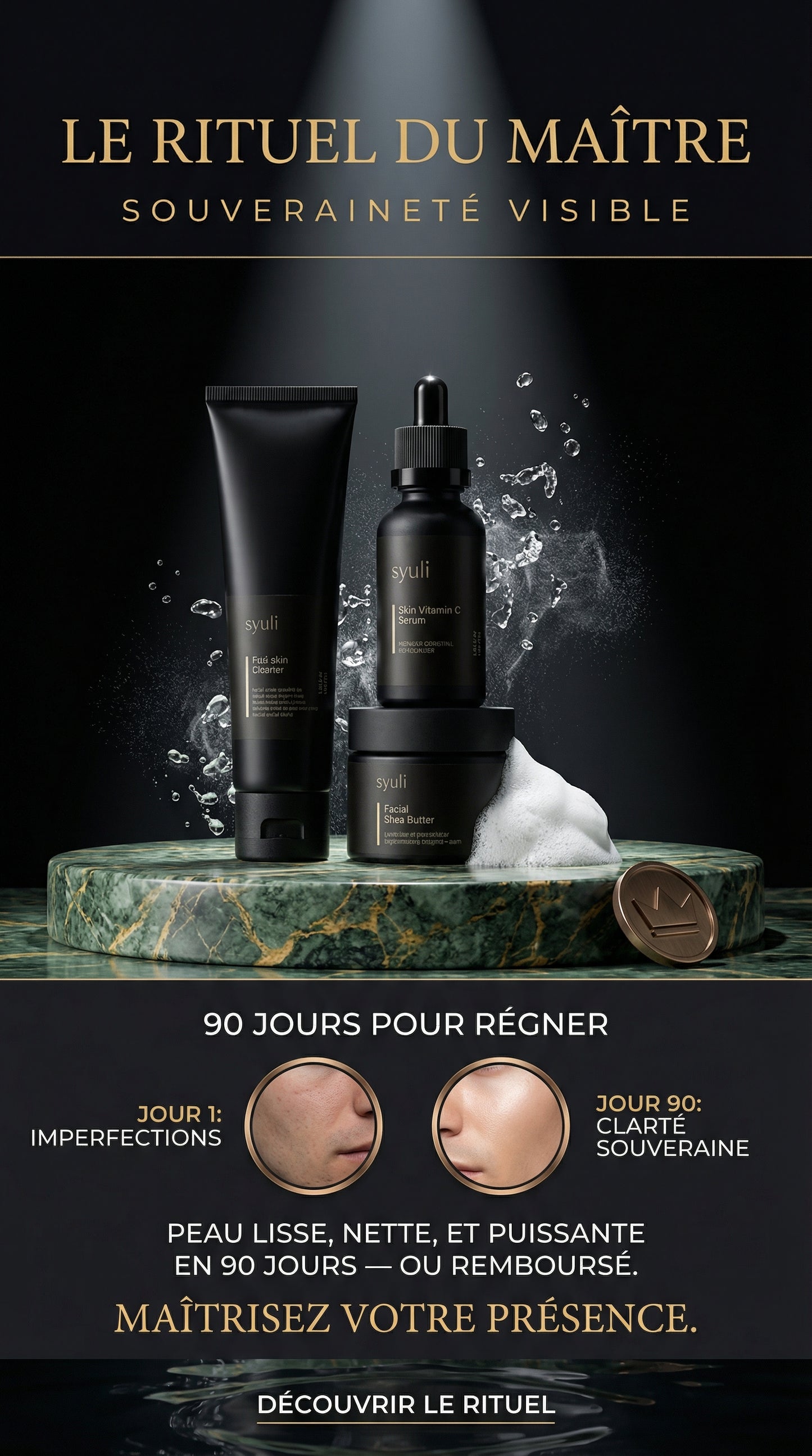 Coffret Soins Visage Homme – Routine Complète Hydratation & Éclat