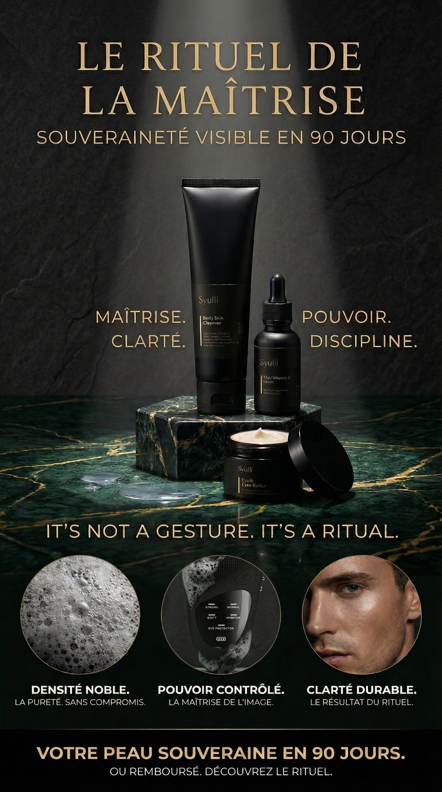 Coffret Soins Visage Homme – Routine Complète Hydratation & Éclat