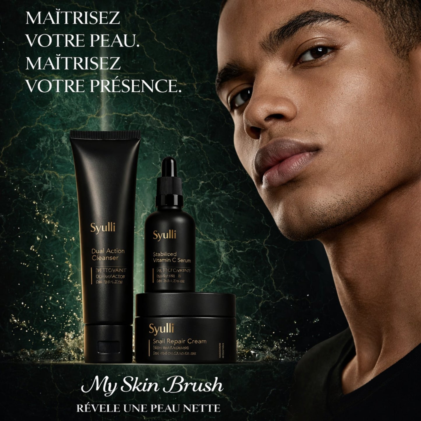 Coffret Soins Visage Homme – Routine Complète Hydratation & Éclat